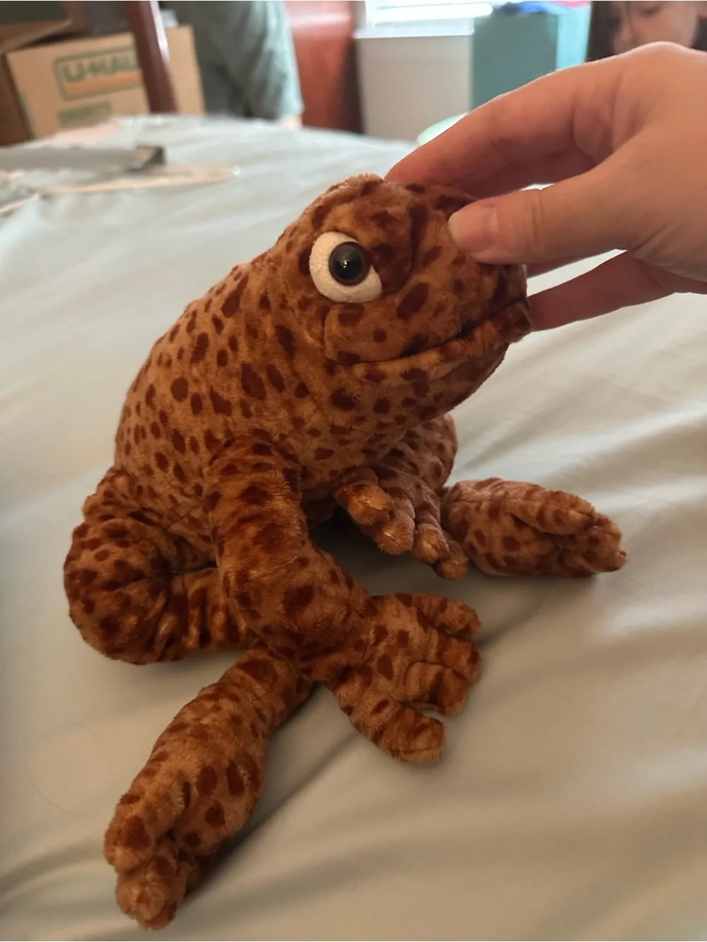 RETIRED Jellycat Toby The Toad Brown Frog Plush 13” RARE